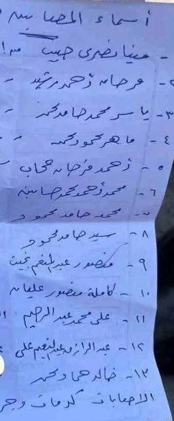 عاجل | الثانوية العامة 2025: قائمة الأسماء للمصابين في حادث سير أثناء توجههم لمراقبة الامتحانات عاجل | الثانوية العامة 2025: قائمة الأسماء للمصابين في حادث سير أثناء توجههم لمراقبة الامتحانات