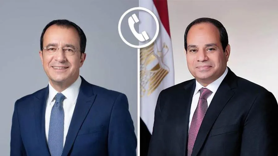 عاجل.. الرئيس السيسي يُبلغ نظيره القبرصي أن الحلول السلمية هي الوسيلة الوحيدة لضمان الاستقرار. عاجل.. الرئيس السيسي يُبلغ نظيره القبرصي أن الحلول السلمية هي الوسيلة الوحيدة لضمان الاستقرار.
