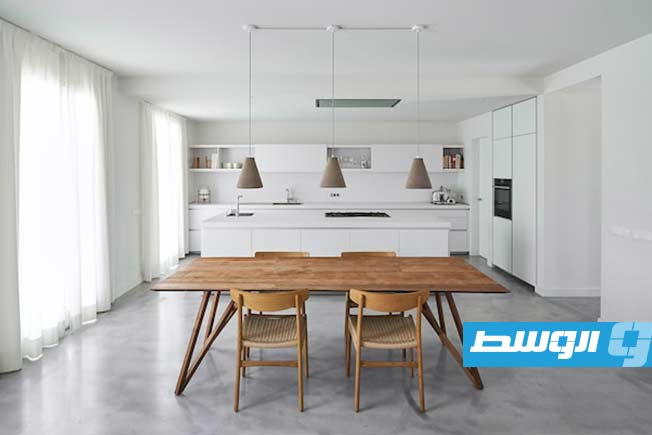 ألوان مريحة في تصميم «مطبخ الكشمير». (الإنترنت)