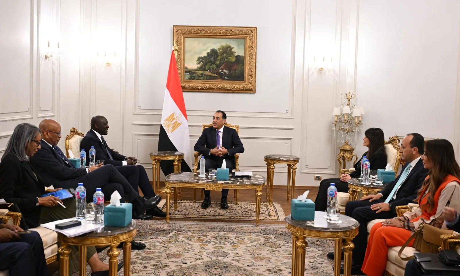 مدبولي يستقبل الرئيس التنفيذي لمؤسسة التمويل الدولية والوفد المرافق له