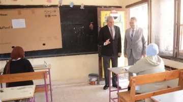 محافظ الغربية يقوم بجولة تفقدية في لجان امتحانات الثانوية العامة بطنطا