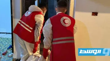 «الهلال الأحمر»: العثور على جثتي امرأة وفتاة داخل منزل في منطقة وادي الربيع