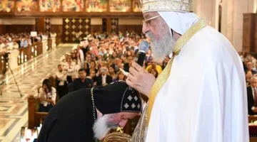 جبل القلالي يكرم تنصيب الأنبا باخوميوس كأسقف ورئيس للدير (صور)