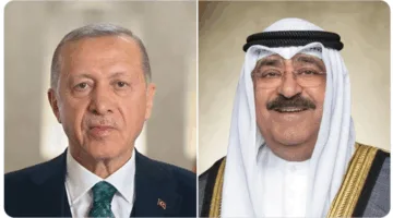 أمير الكويت ورئيس تركيا يناقشان مستجدات الوضع في الشرق الأوسط