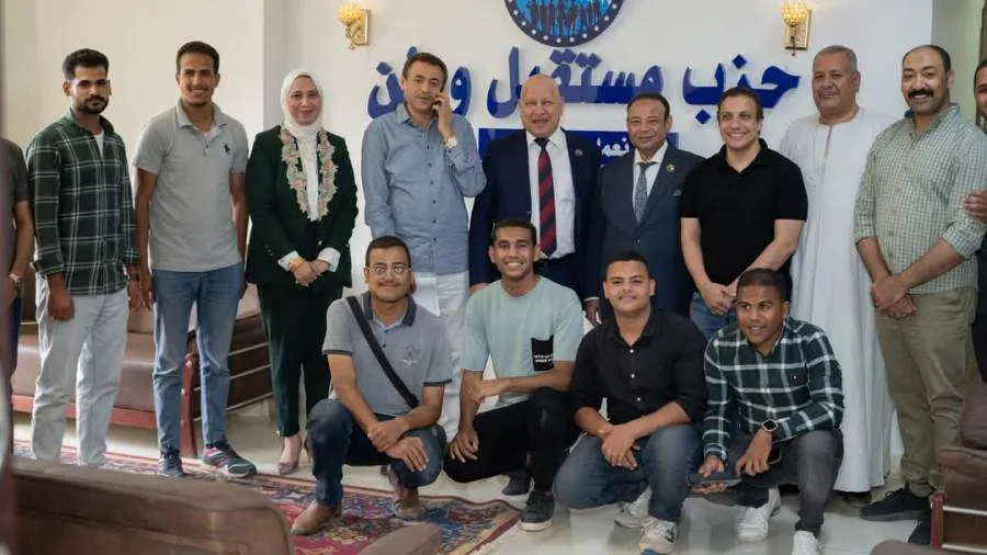 أمين مستقبل وطن سوهاج ي inaugurates renovated headquarters. أمين مستقبل وطن سوهاج ي inaugurates renovated headquarters.