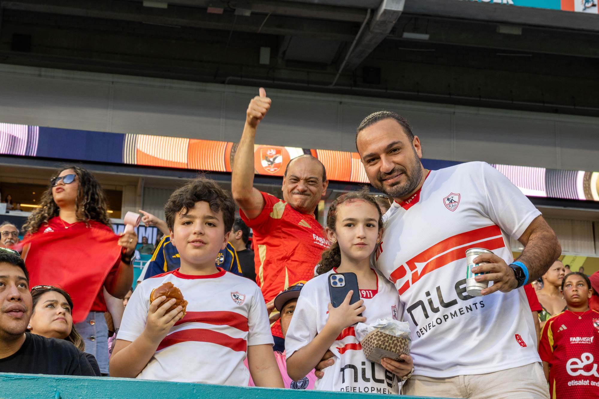 جماهير الأهلي تضيء ميامي.. ومشجعو الزمالك يدعمون ممثل مصرفي كأس العالم للأندية