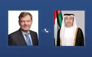 عبدالله بن زايد ووزير الخارجية الألماني يجريان محادثة هاتفية حول المستجدات الإقليمية عبدالله بن زايد ووزير الخارجية الألماني يجريان محادثة هاتفية حول المستجدات الإقليمية