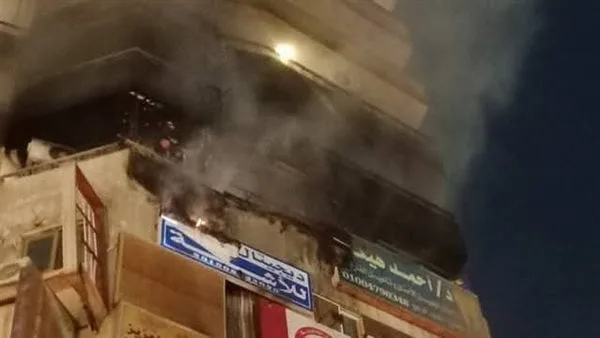 سبب الحريق في شقة سكنية بالسلام: ماس كهربائي سبب الحريق في شقة سكنية بالسلام: ماس كهربائي