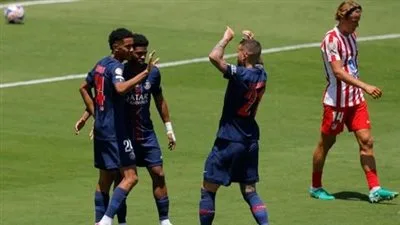 باريس سان جيرمان يحقق فوزًا ساحقًا على أتلتيكو مدريد بأربعة أهداف دون رد في كأس العالم للأندية باريس سان جيرمان يحقق فوزًا ساحقًا على أتلتيكو مدريد بأربعة أهداف دون رد في كأس العالم للأندية