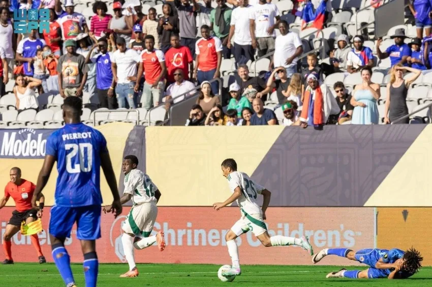 المنتخب السعودي يحقق الفوز على منتخب هايتي في بداية مشواره بكأس الذهبية المنتخب السعودي يحقق الفوز على منتخب هايتي في بداية مشواره بكأس الذهبية