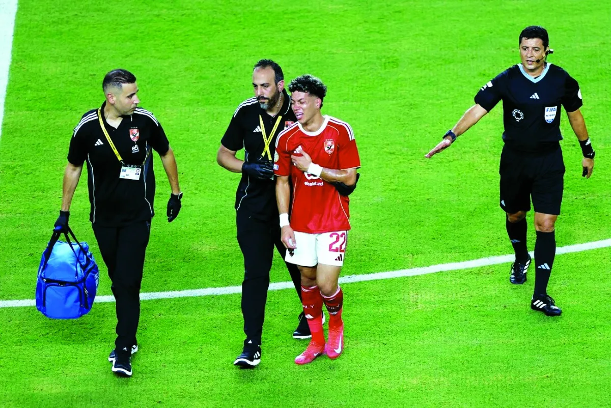 كأس العالم للأندية: غياب عاشور عن الأهلي بسبب الإصابة كأس العالم للأندية: غياب عاشور عن الأهلي بسبب الإصابة