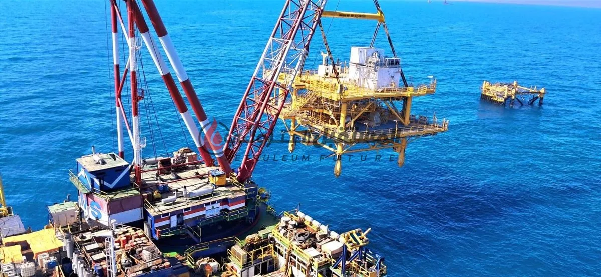 عاجل: PMS تكمل تركيب المنصة البحرية WEB OFFSHORE في مشروع غرب البرلس. عاجل: PMS تكمل تركيب المنصة البحرية WEB OFFSHORE في مشروع غرب البرلس.