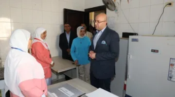 محافظ بني سويف يستمع لمطالب وشكاوى سكان كوم أبو خلاد في مركز ناصر