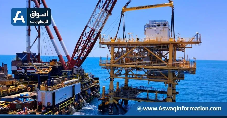 تثبيت المنصة البحرية WEB OFFSHORE في مشروع تطوير حقل غاز غرب البرلس تثبيت المنصة البحرية WEB OFFSHORE في مشروع تطوير حقل غاز غرب البرلس