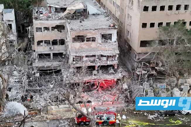 آثار الدمار جراء القصف الإيراني على كيان الاحتلال الإسرائيلي. 15 يونيو 2025 (الإنترنت)