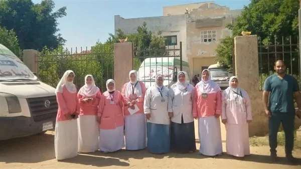 فحص وعلاج 1100 حالة خلال قافلة طبية في بني سويف فحص وعلاج 1100 حالة خلال قافلة طبية في بني سويف