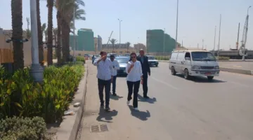 نائب محافظ الجيزة يزور موقع حادث اصطدام سيارة نقل في الجزيرة الوسطى على طريق مصر – إسكندرية الصحراوي