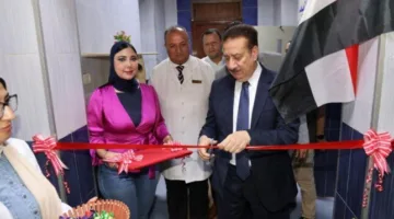 محافظ المنوفية ي inaugurates قسم العناية المركزة وجهاز الأشعة المقطعية في مستشفى صدر منوف
