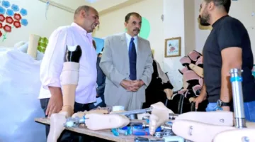 محافظ سوهاج يزور قافلة تركيب الأطراف الاصطناعية في مستشفى الهلال الأحمر بالحويتي