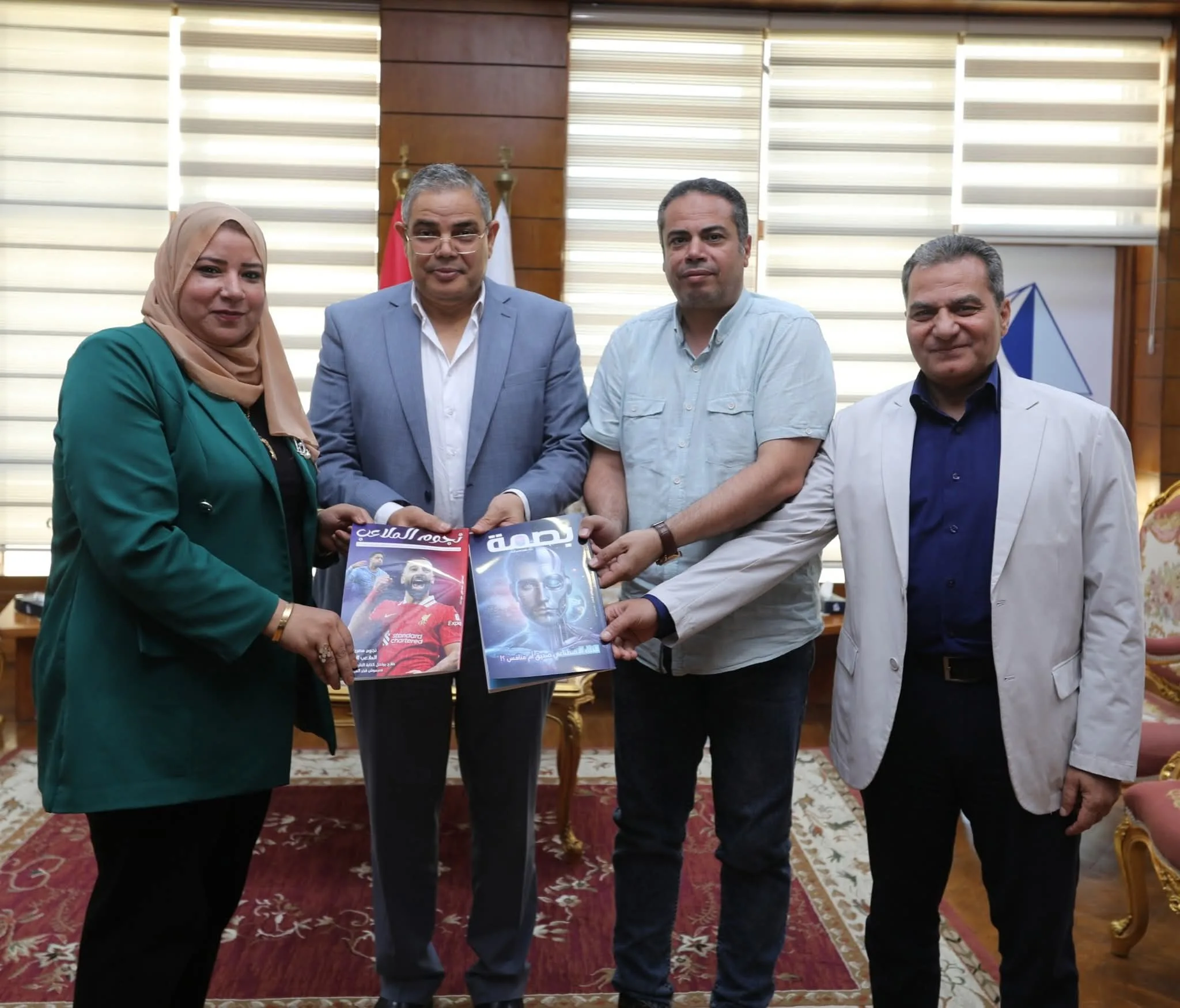 رئيس جامعة كفر الشيخ يستقبل مشاريع التدريب لطلاب الإعلام.. Images رئيس جامعة كفر الشيخ يستقبل مشاريع التدريب لطلاب الإعلام.. Images