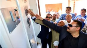 محافظ المنوفية يفتتح التشغيل التجريبي لمشروع الصرف الصحي في كفر شبرا بلولة بمنوف