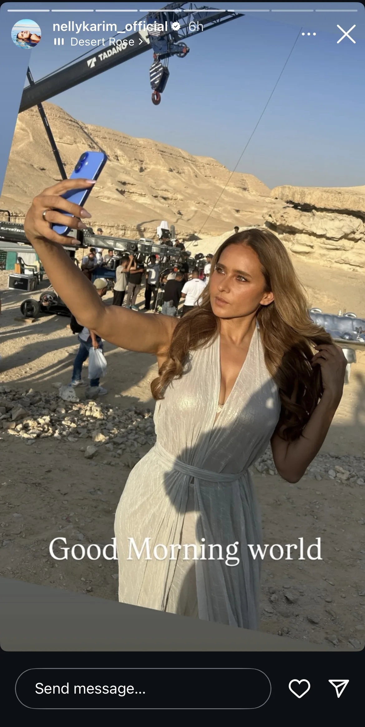 نيللي كريم تت shine في خلف الكواليس أثناء تصوير أحدث مشاريعها الفنية