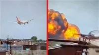 لقطات حديثة لطائرة هندية توضح سبب سقوطها لقطات حديثة لطائرة هندية توضح سبب سقوطها