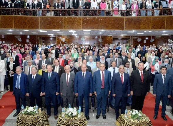 رئيس جامعة كفر الشيخ attends the opening of the Delta Universities Summit on Sustainability. رئيس جامعة كفر الشيخ attends the opening of the Delta Universities Summit on Sustainability.