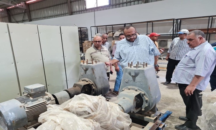 رئيس شركة مياه سوهاج يتفقد مجمع المخازن المركزي لتعزيز كفاءة الخدمات