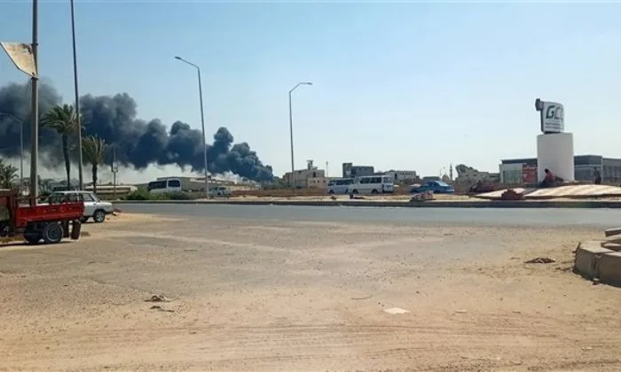 إخماد حريق كبير في مصنع بلاستيك بمدينة السادات إخماد حريق كبير في مصنع بلاستيك بمدينة السادات