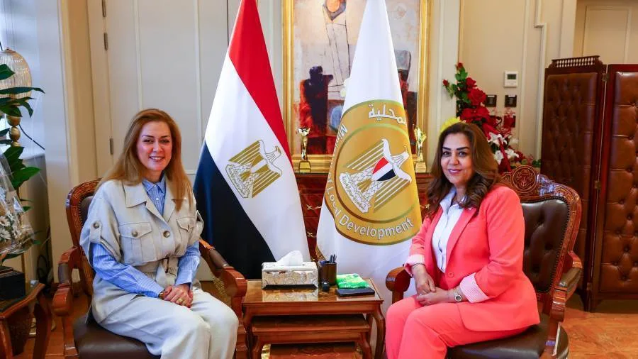 وزيرة التنمية المحلية تستضيف المدير التنفيذي للأكاديمية الوطنية للتدريب وزيرة التنمية المحلية تستضيف المدير التنفيذي للأكاديمية الوطنية للتدريب