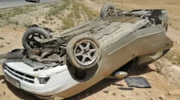 إصابة وكيل النيابة الإدارية إثر انقلاب سيارة على الطريق الصحراوي في قنا