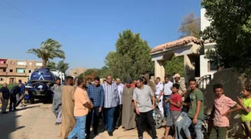مياه سوهاج: معالجة أزمة تسرب أحد مكونات نظام الري في مزرعة بنجع الدير