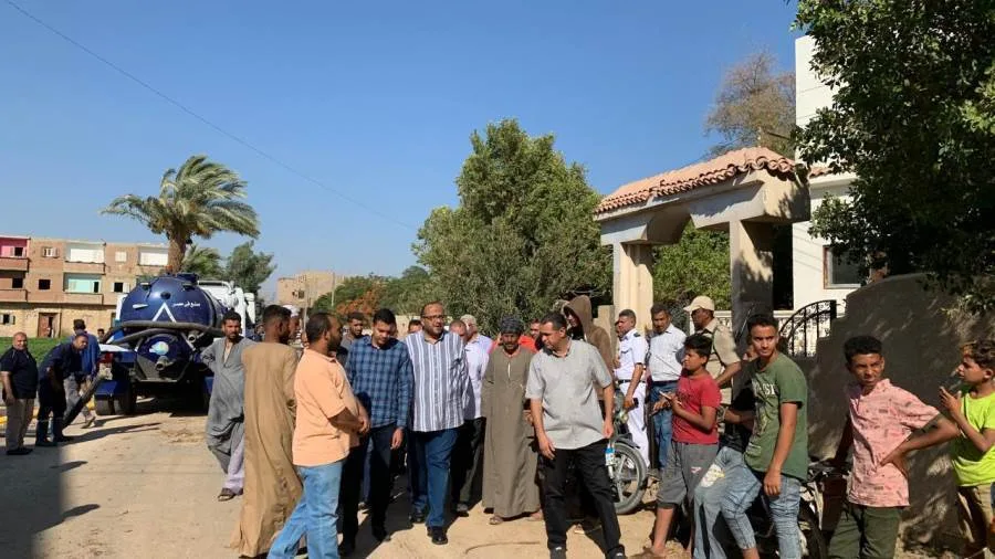 مياه سوهاج: معالجة أزمة تسرب أحد مكونات نظام الري في مزرعة بنجع الدير مياه سوهاج: معالجة أزمة تسرب أحد مكونات نظام الري في مزرعة بنجع الدير