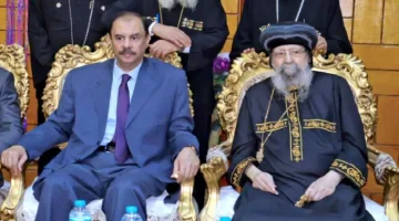 محافظ سوهاج يبارك الأنبا ويصا بمناسبة مرور 50 عامًا على سيامته أسقفًا لإيبارشية البلينا وبرديس وأولاد طوق شرق