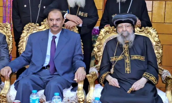 محافظ سوهاج يبارك الأنبا ويصا بمناسبة مرور 50 عامًا على سيامته أسقفًا لإيبارشية البلينا وبرديس وأولاد طوق شرق محافظ سوهاج يبارك الأنبا ويصا بمناسبة مرور 50 عامًا على سيامته أسقفًا لإيبارشية البلينا وبرديس وأولاد طوق شرق