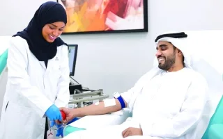 «دمي لوطني» تقدم 500 ألف وحدة دم للمرضى المحتاجين «دمي لوطني» تقدم 500 ألف وحدة دم للمرضى المحتاجين