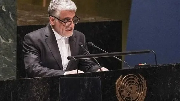 إيران لمجلس الأمن: إجراءاتنا العسكرية دفاعية وسنحمي بقوة أمننا وسلامة أراضينا. إيران لمجلس الأمن: إجراءاتنا العسكرية دفاعية وسنحمي بقوة أمننا وسلامة أراضينا.