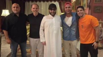 آل الشيخ بعد لقائه مع عادل إمام: أشاهد الأهلي ومسرور بالتعاون مع محمد ورامي لإنتاج “شمس الزناتي”