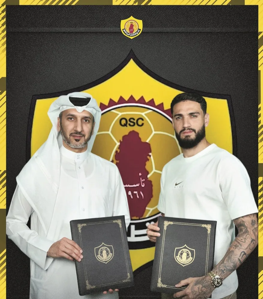 البرازيلي جواو بيدرو يوقع عقده مع القطراوي البرازيلي جواو بيدرو يوقع عقده مع القطراوي