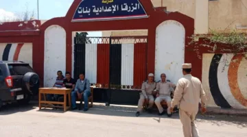 تعزيز الأمان وإقامة حواجز حديدية ضد الغش في لجان الثانوية العامة بدمياط