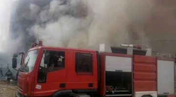 إخماد حريق في حوشين بمركز طما بسوهاج