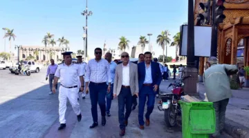 محافظ الأقصر يراقب التحضيرات لعيد الأضحى ويقوم بجولة على المشروعات الخدمية والتنموية