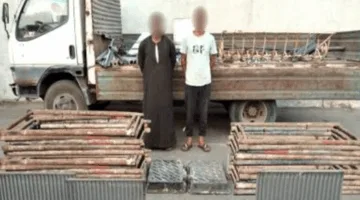 اعتقال شخصين بتهمة سرقة ثلاثة مواقع قيد الإنشاء في مدينة بدر