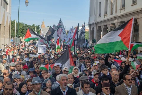مسيرة عالمية تضم 32 دولة تتجه نحو غزة للمطالبة برفع الحصار الإسرائيلي ووقف الإبادة الجماعية. مسيرة عالمية تضم 32 دولة تتجه نحو غزة للمطالبة برفع الحصار الإسرائيلي ووقف الإبادة الجماعية.
