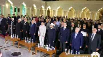 أمسية دينية ثقافية في مسجد العلي العظيم تجمع وزراء ومشايخ وشباب مصر في أجواء روحانية مميزة.