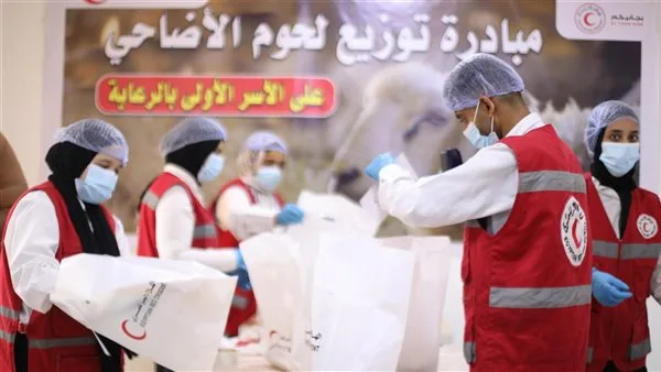 الهلال الأحمر المصري يوزع أضاحي العيد على الأسر المحتاجة.. تابعوا التفاصيل