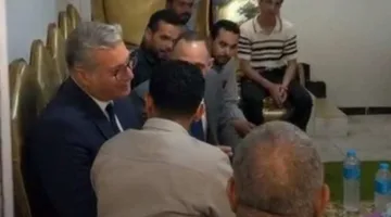 وزير البترول يواسي عائلة شهيد الشجاعة خالد محمد شوقي في مسقط رأسه بمحافظة الدقهلية.