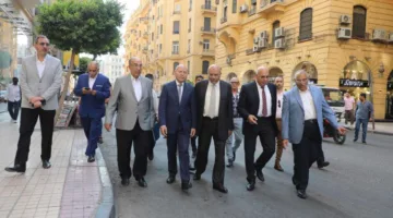 تشمل ممر بهلر وشارع الشريفين.. محافظ القاهرة يقوم بزيارة تفقدية لأعمال تطوير القاهرة الخديوية