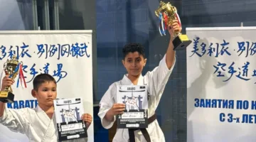 الناصر يحصد الميدالية الذهبية في بطولة دبي الدولية للكيوكوشن كاراتيه.